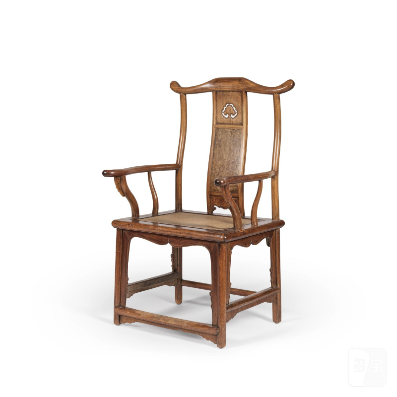 清晚期 黃花梨官帽椅 | FAUTEUIL EN HUANGHUALI, GUANMAOYI - 图8